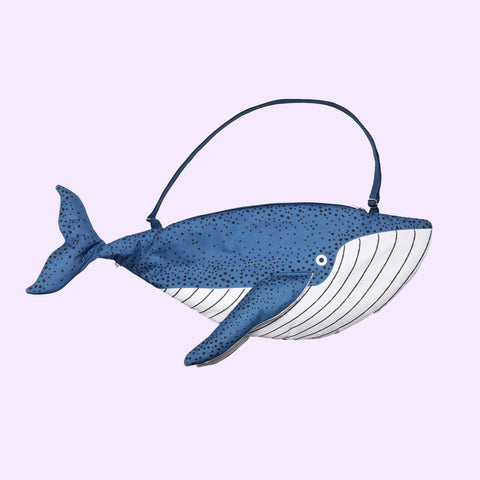 Don Fisher Blue Whale Shoulder Bag