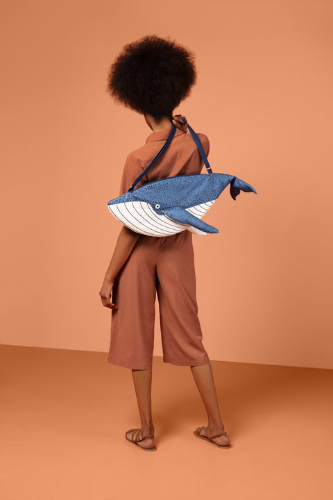 Don Fisher Blue Whale Shoulder Bag