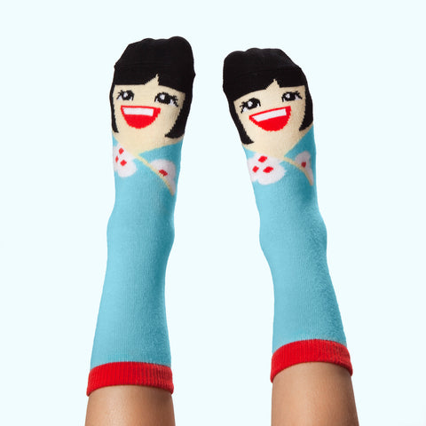 Kids' Socks Yoko Mono Jr (Cool)