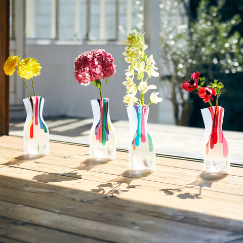 Flower Vase (Colour Drops)