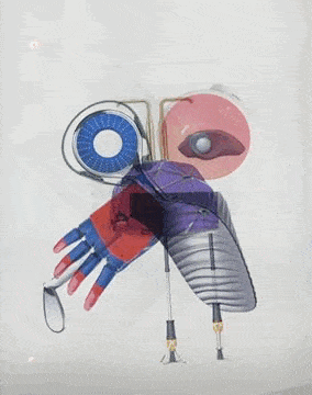 GIF featuring interactive, layered transparencies for designing your own characters