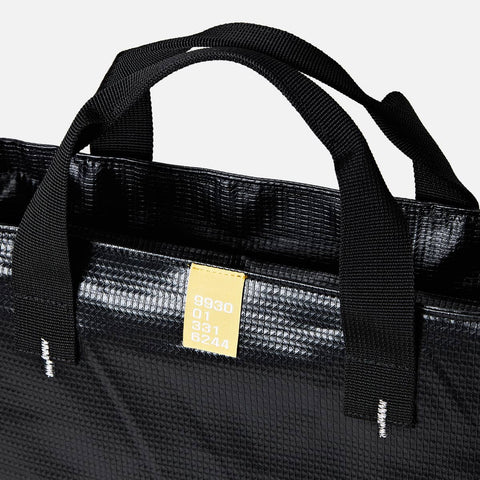 TPU Upcycled Shoulder Bag in a crisp close-up—textured, durable finish with clean stitching and sturdy handles for everyday style