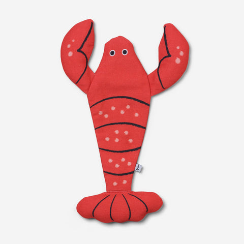 Don Fisher case colourful exterior with a careful illustration of a Lobster shaped case to place your valuables