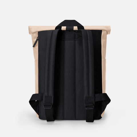 Back view of Hajo mini backpack Lotus Series using polyester (PET) material providing comfort