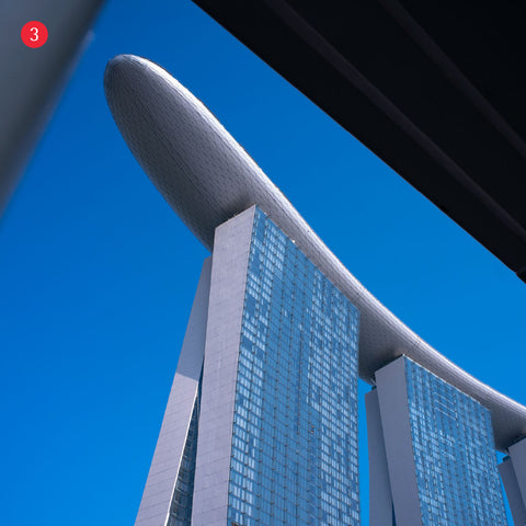 Panoramic view of buildings by Famous Architects