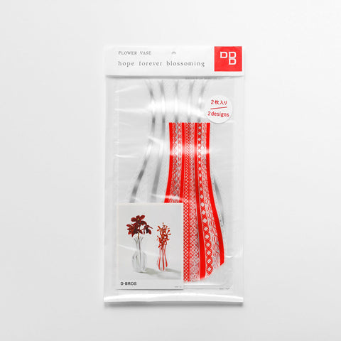Flower Vase / Lace Stripes