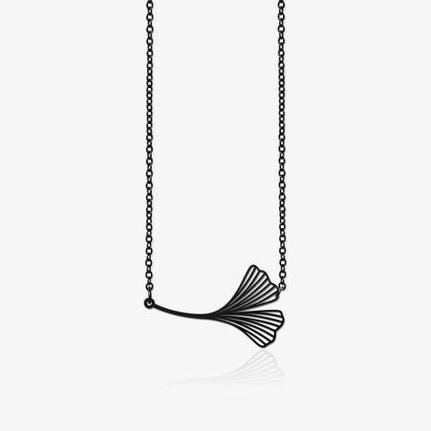 Stainless Steel Pendant - Flying Gingko S