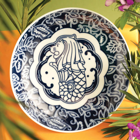 Supermama Merlion Kebaya Mosaic Edition Porcelian Plate