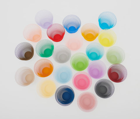 All 24 pieces of colourful Airvases on display, it is thin and light weight but have the tension and strength to form various three-dimensional shapes