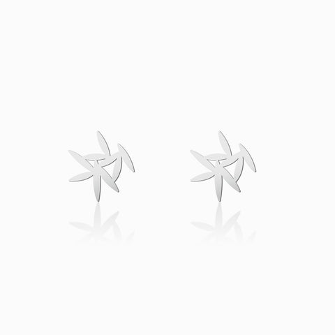 Stainless Steel Earrings - Leafy