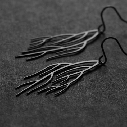 Stainless Steel Earrings - Quiet