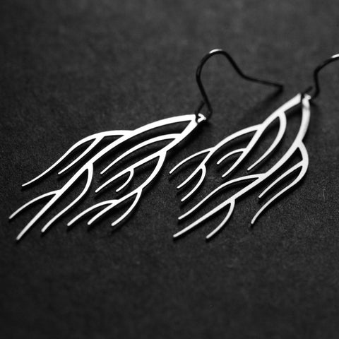 Stainless Steel Earrings - Quiet