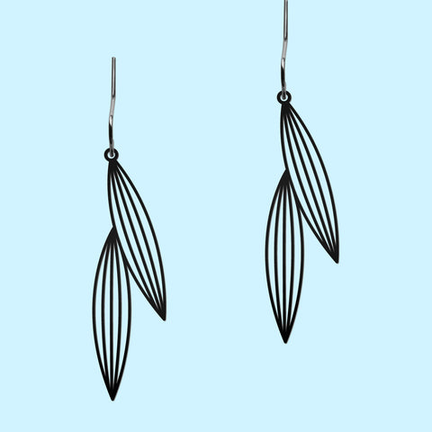 Stainless Steel Earrings - 2 Sasagrasses