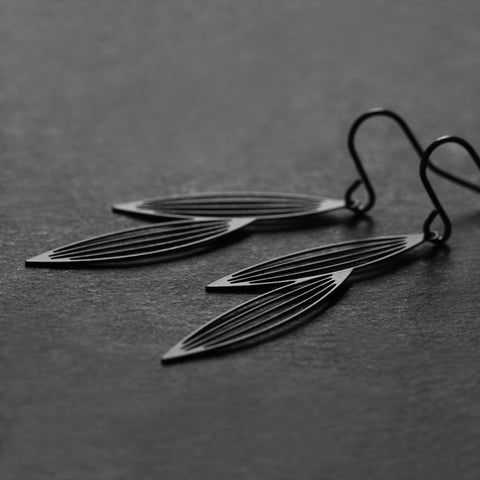 Stainless Steel Earrings - 2 Sasagrasses S