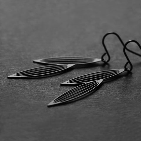 Stainless Steel Earrings - 2 Sasagrasses S
