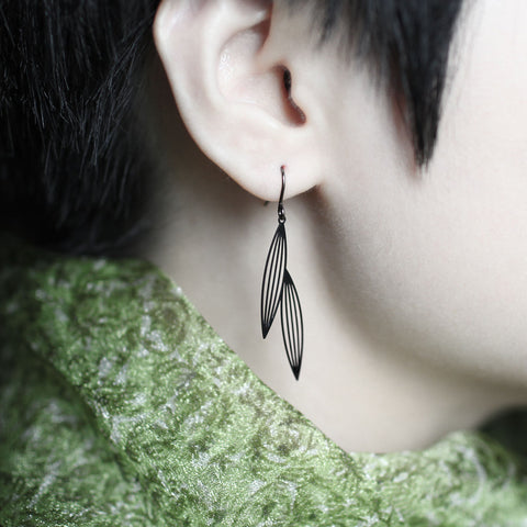 Stainless Steel Earrings - 2 Sasagrasses S