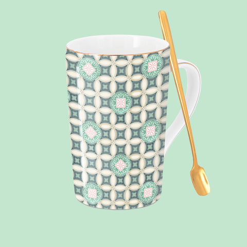 Jade Blossoms Mug