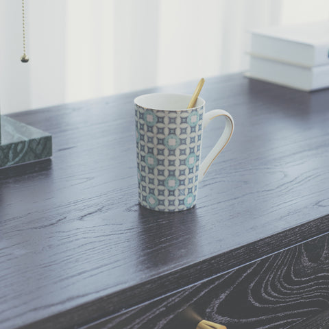 Jade Blossoms Mug