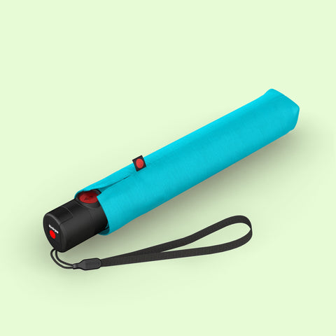 Knirps U.200 Ultra Light Duomatic is a Red Dot Award winner which is lightweight and extremely sturdy with an automated button for opening and closing