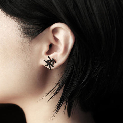 Stainless Steel Earrings - Leafy XS
