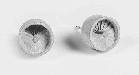 Micro Concrete Earrings
