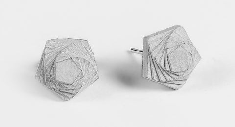 Micro Concrete Earrings