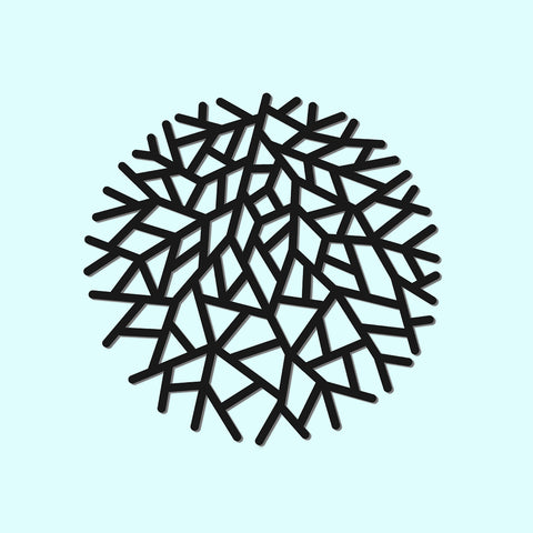 Stainless Steel Brooch - Woods S