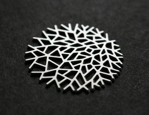 Stainless Steel Brooch - Woods S
