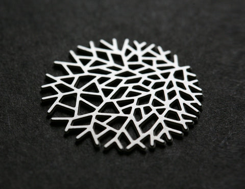 Stainless Steel Brooch - Woods