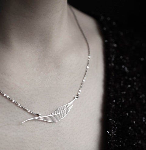 Stainless Steel Pendant - Ripple S