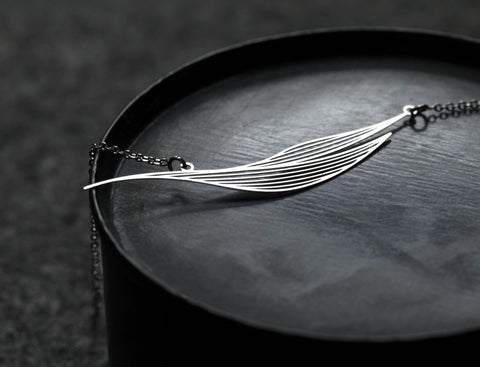 Stainless Steel Pendant - Ripple