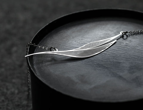 Stainless Steel Pendant - Ripple S