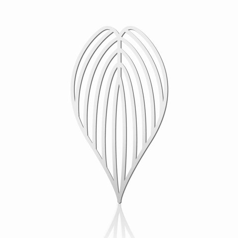 Stainless Steel Brooch - Leaf