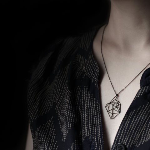 Stainless Steel Pendant - Stone