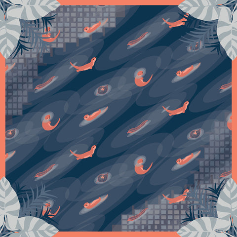Playful Otter Scarf