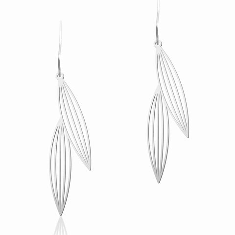 Stainless Steel Earrings - 2 Sasagrasses