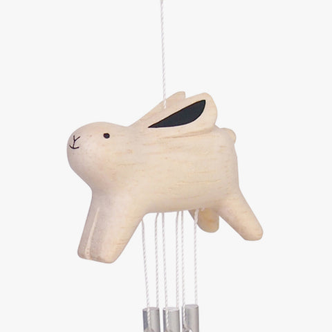 Pole Pole Handcrafted Animals - Rabbit Wind Chime