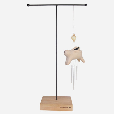 Pole Pole Handcrafted Animals - Rabbit Wind Chime