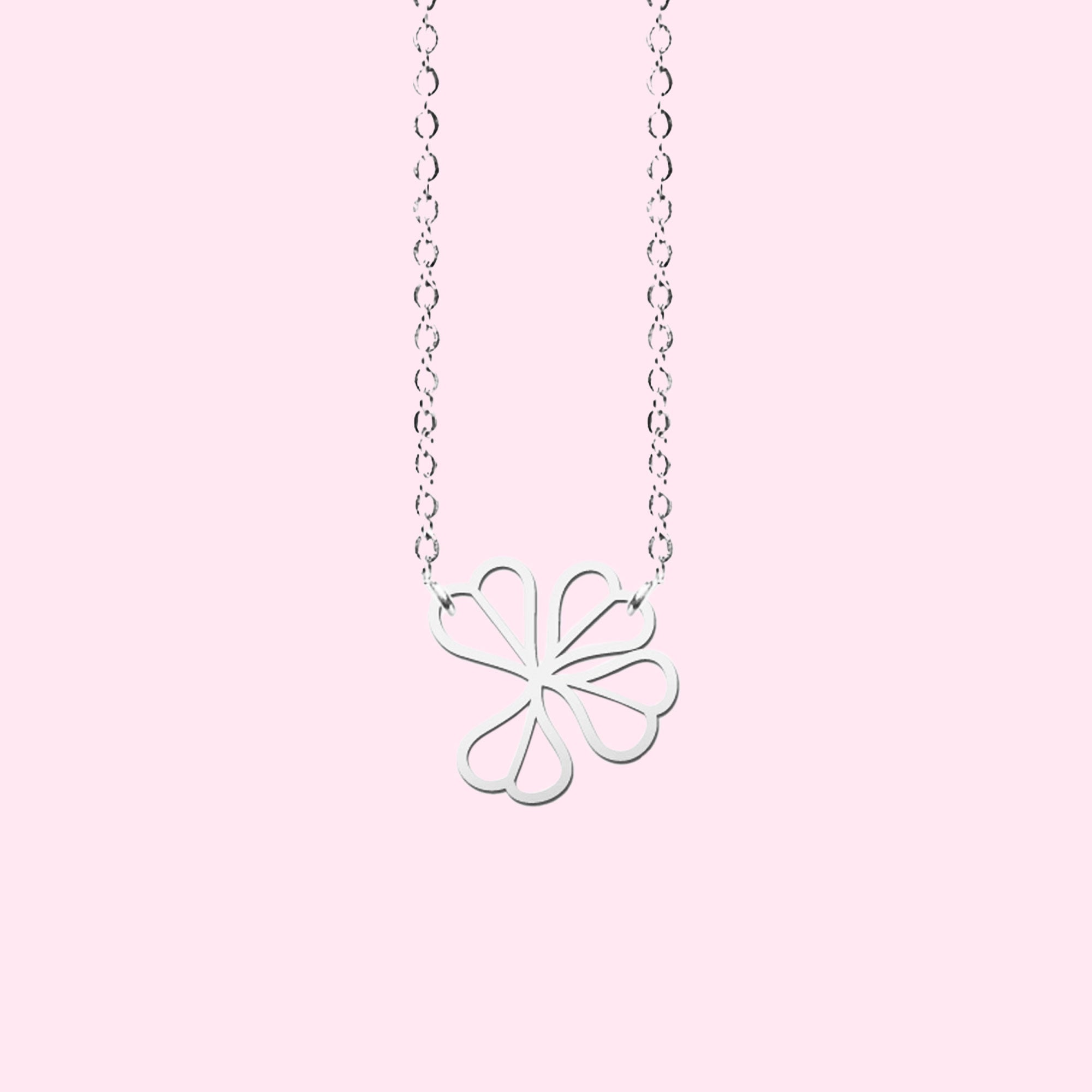 Stainless Steel Pendant - Lucky Clover XS – Red Dot Design Museum