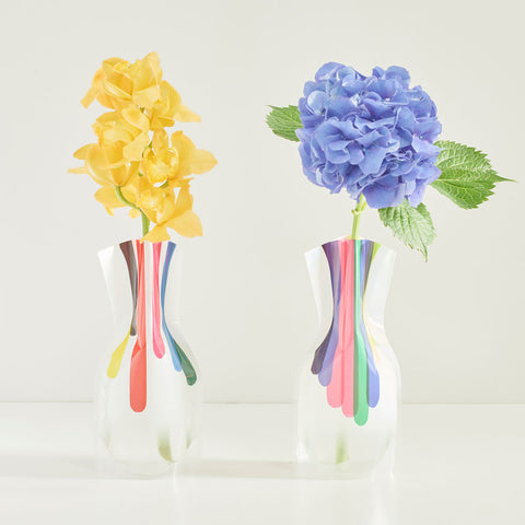 Flower Vase (Colour Drops)