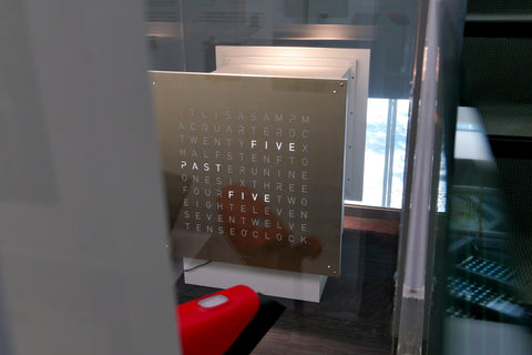 Red Dot Award Winner Earth clock on display