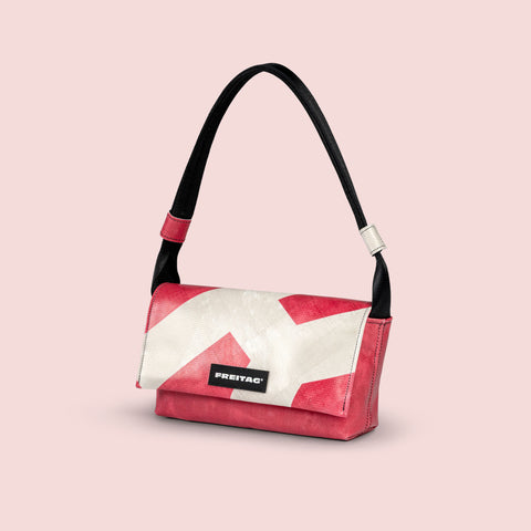 FREITAG F171 LAURA Shoulder Bag in light pink background