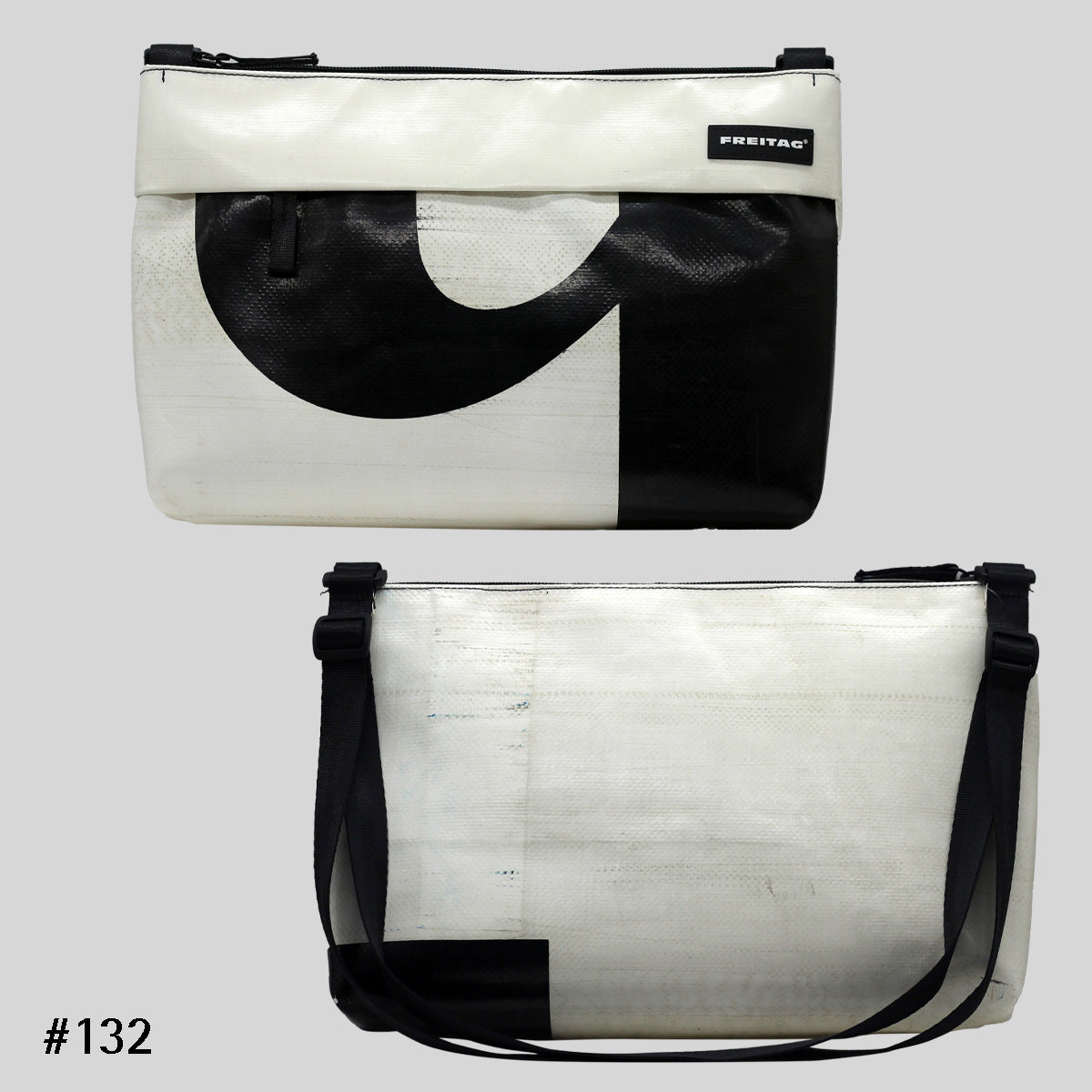 FREITAG LOU Ｆ533 モノトーン　 グレー　ブラック　ホワイト FREITAG F553 LOU Shoulder Bag – Red Dot Design Museum Singapore