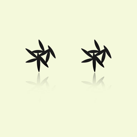 Stainless Steel Earrings - Leafy XS