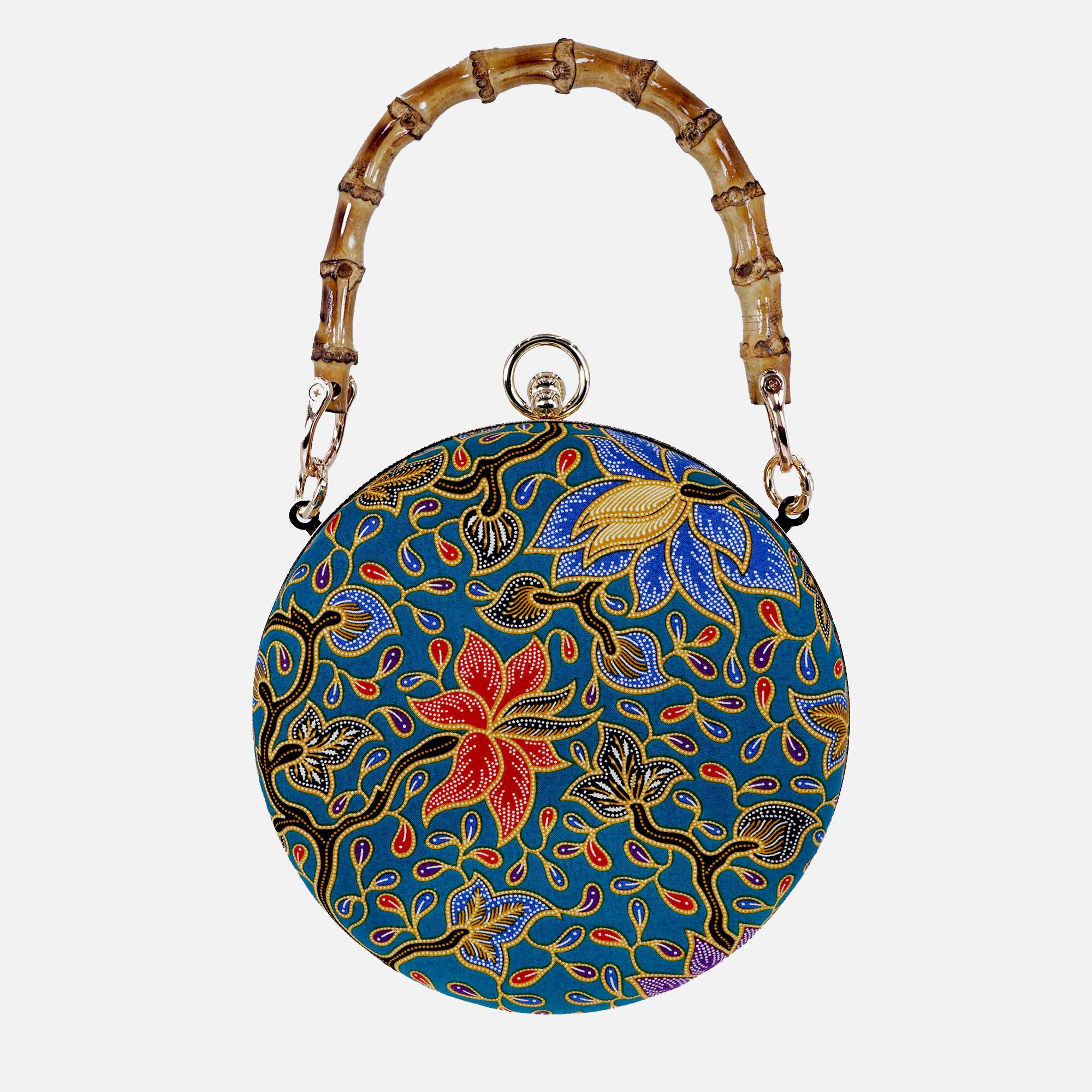 小物 coco Cocoonese Round Hard Case Bamboo Handle Bag – Red Dot Design
