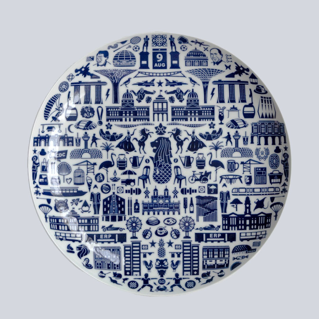 Supermama One Singapore Porcelain Plate 2026 Edition – Red Dot