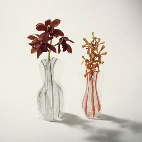 Flower Vase / Lace Stripes