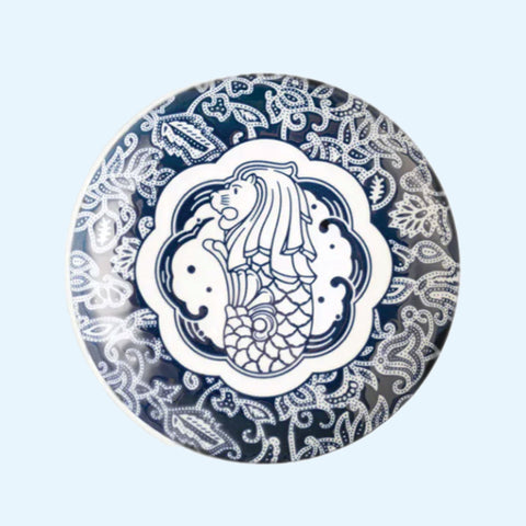 Supermama Merlion Kebaya Mosaic Edition Porcelian Plate