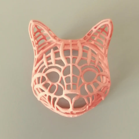 3D Brooch Neko