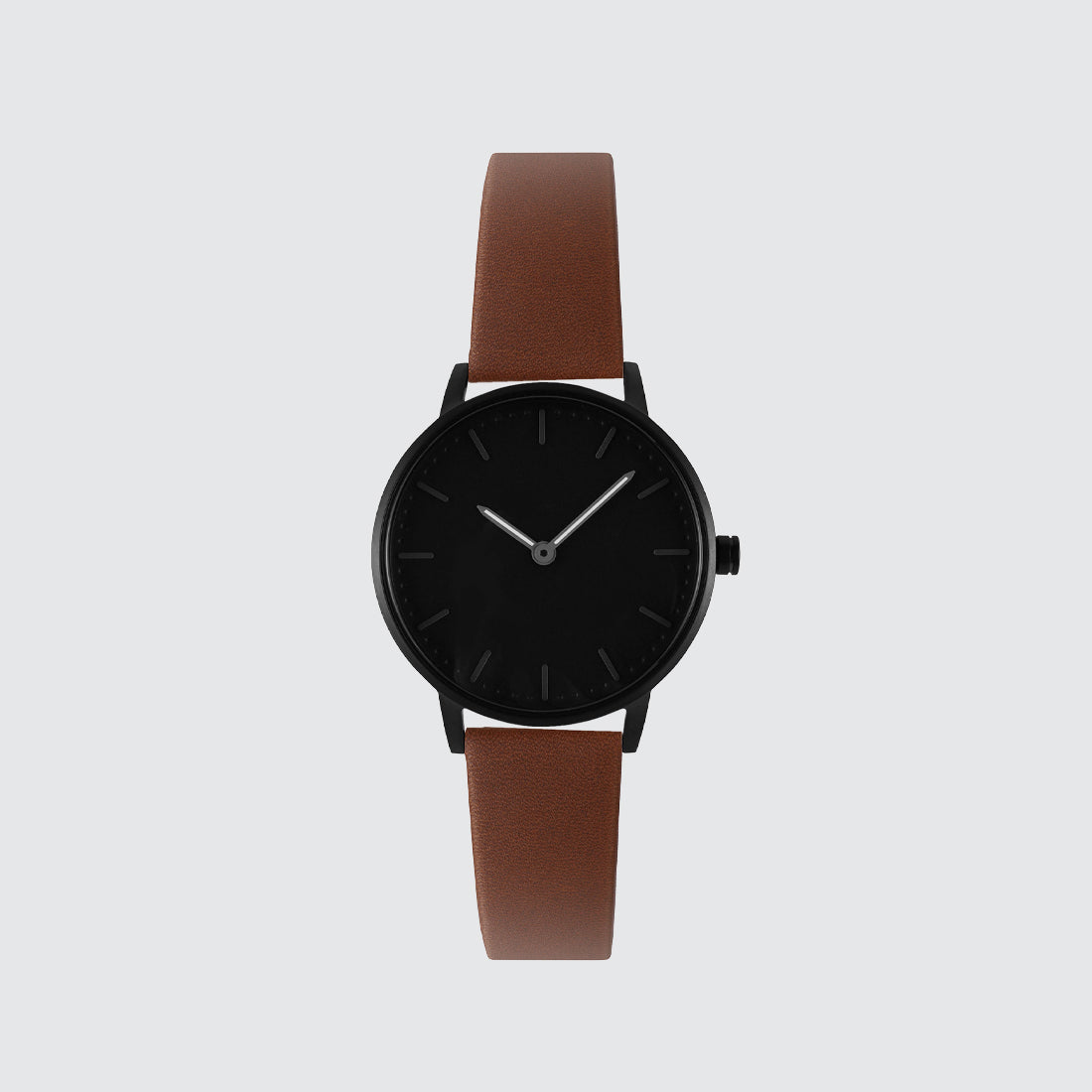 Unisex Simple Business Fashion Leather Quartz Wrist Watch - Walmart.com